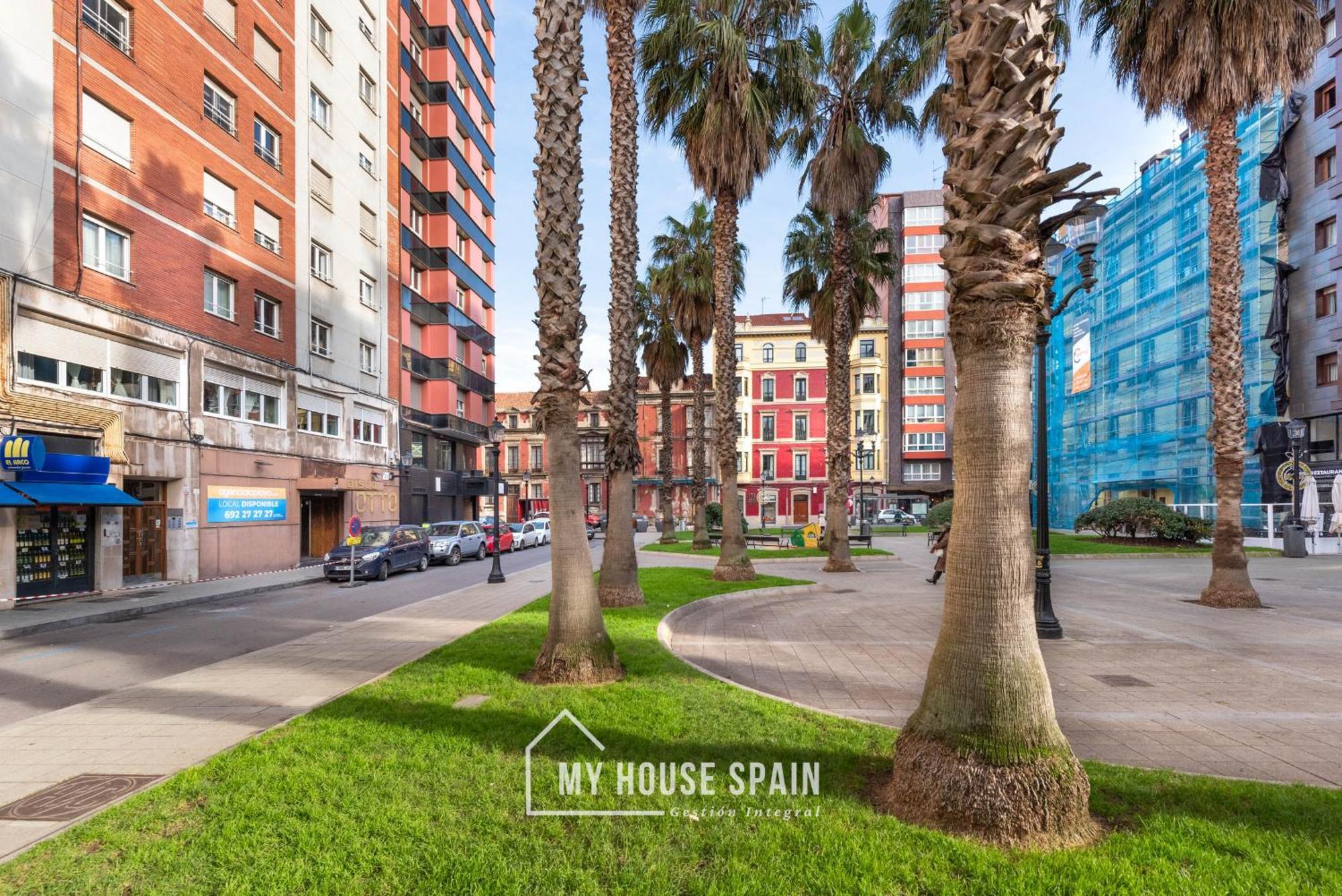 Myhousespain - Radiante Piso Junto A La Playa Gijón Eksteriør billede